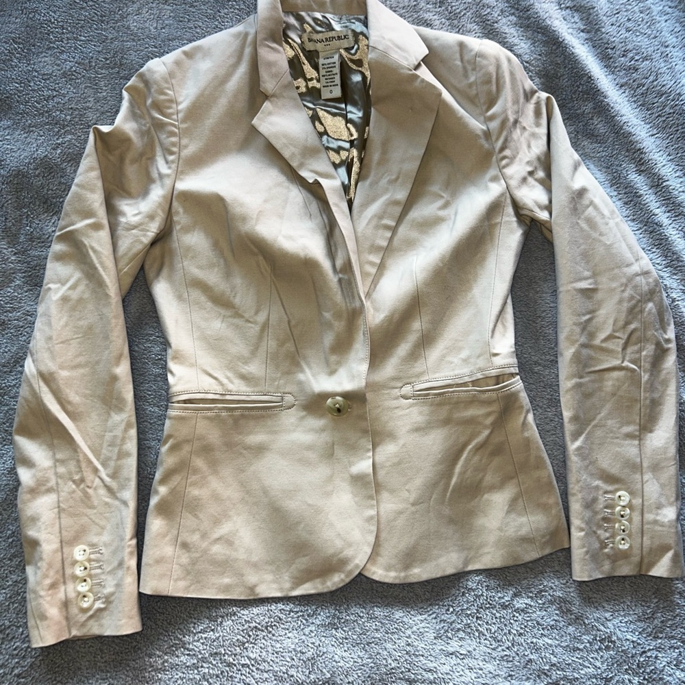 Banana Republic Women's Beige Blazer